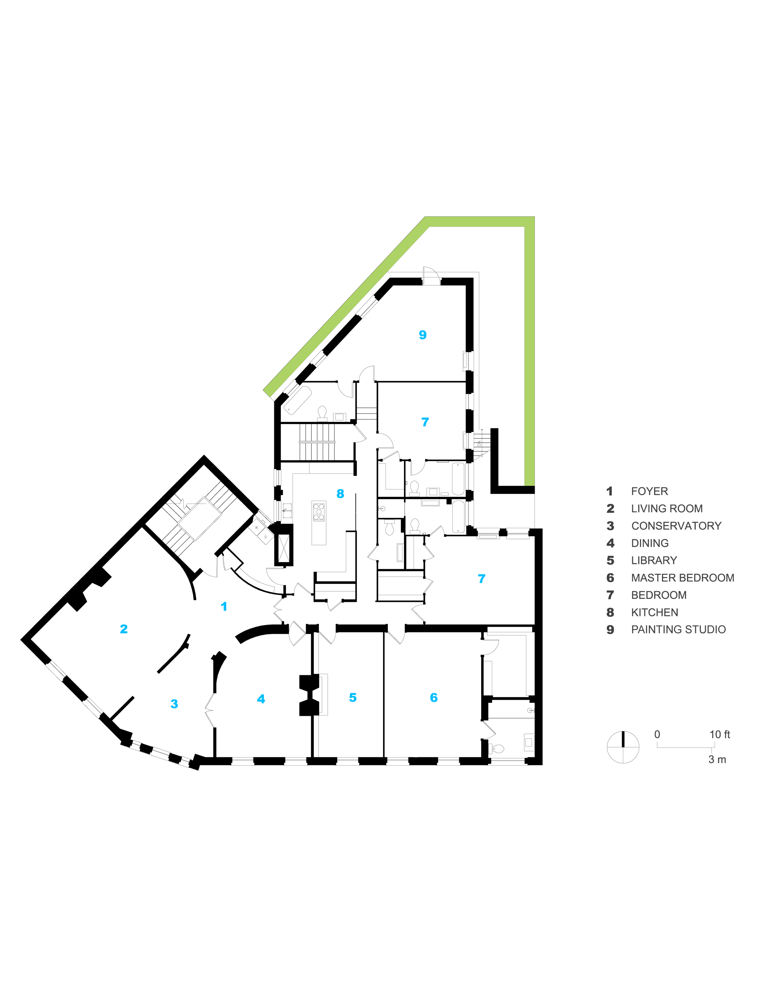 In Washington, D.C., Apartment One Architects + ArtisansArchitects